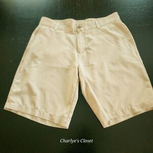 Adidas ClimaLite Golf Shorts Men's Size 32 Beige Casual Activewear